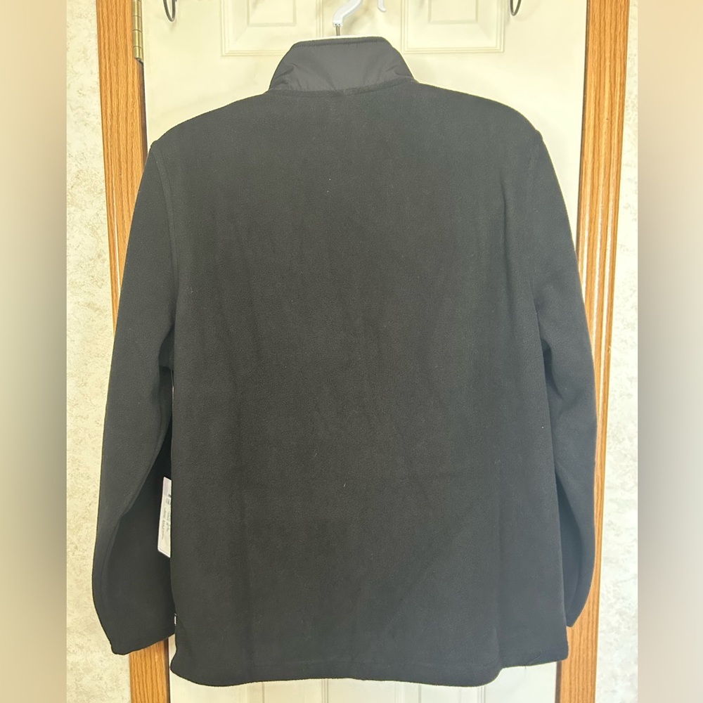 Puma Mens Large Black Full Zip Fleece Jacket Athletic Lightweight NWT - Picture 2 of 9